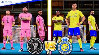 FIFA VOLTA  RONALDO MESSI SALAH LEWA HAALAND VINI JR ALL STARS  AL NASSR VS INTER MIAMI [upl. by Arette]