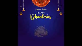 Happy Dhanteras 2024 [upl. by Durning627]