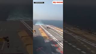 240kmph to ZERO in Just 25 Seconds Tejas Fighter Jet lands on INS Vikrant [upl. by Feinleib]