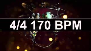 🔴 Drums Metronome 170 BPM [upl. by Els684]