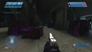 Glitches and tricks Episode2 Halo CE Hunters can be shot from the front [upl. by Lleon804]