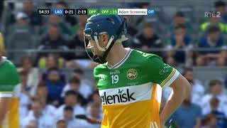 ADAM SCREENEY TAKEN OFF AFTER DISAPPOINTING DAY  OFFALY V LAOIS  2024 JOE MCDONAGH HURLING FINAL [upl. by Culley]