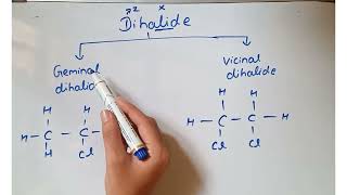 Vicinal dihalide  Geminal dihalide [upl. by Moyer]