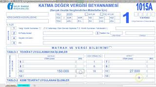 KDV Beyannamesi Nasıl Düzenlenir 1 Ödenecek KDV Durumu [upl. by Attelahs]