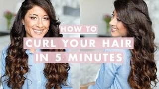 How to Curl Your Hair in 5 Minutes [upl. by Etienne764]