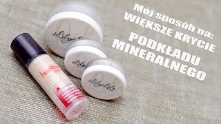 APLIKACJA MINERAŁÓW  Mój sposób na większe krycie podkładu mineralnego [upl. by Mis]