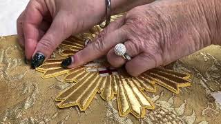 Video showcasing the production of chasuble 3986 [upl. by Winfrid]