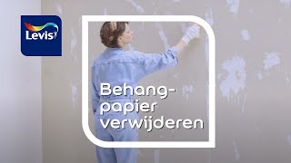 Behangpapier verwijderen  Levis letscolour [upl. by Atileda]