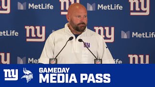 Giants vs Vikings Postgame Interviews Brian Daboll Daniel Jones Malik Nabers Dexter Lawrence [upl. by Bilow]