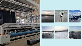 Detailed geomembrane production process [upl. by Gnues]