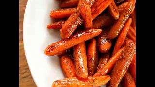 Honey Glazed Oven Roasted Carrots Recipe [upl. by Akirdnwahs840]