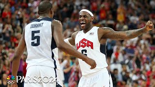 LeBron James US stars hope to grow Olympic legacy in Paris  NBC Sports [upl. by Oniratac]