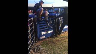 Taylor McGill Mutton Busting Pendleton Roundup Round 1 [upl. by Assiralk]