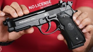 Blowback Air Gun No License required  Umarex Beretta M92A1 CO2 BB Air Pistol [upl. by Deuno857]