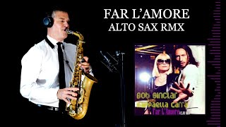 FAR LAMORE  RCarràBSinclair  Alto Sax RMX  Free score [upl. by Teddi]