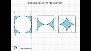 08 Ejercicios de áreas y perímetros III [upl. by Ardekal532]