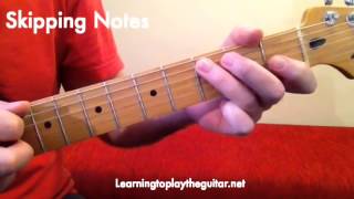 Improvising With The C Major Scale  Learning To Play The Guitar [upl. by Oek184]