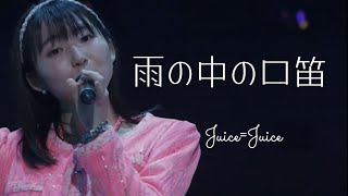 【カラオケ】雨の中の口笛 ／ JuiceJuice [upl. by Lledraw]