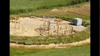 Building Celtic roundhouses [upl. by Jethro]