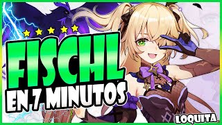 FISCHL BUILD GOD EN 7 MINUTOS 💜🦅  Guía build Fischl  Genshin Impact [upl. by Mackenie]