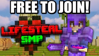 Public Minecraft Lifesteal SMP free to join [upl. by Ferree]