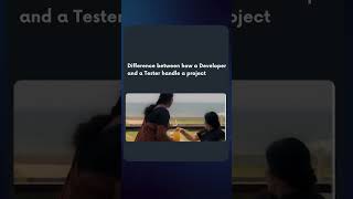 Tester vs Developer Who Does More Work shorts funny [upl. by Mullins]