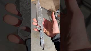 BullseyeBlades Spinner Bowie customthrowingknife fulltangclan bowie knifethrowingcommunity [upl. by Ekalb]