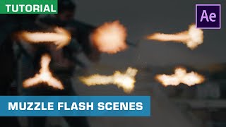 How To Composite Muzzle Flashes And More  Gun VFX  After Effects Tutorial [upl. by Toomay]