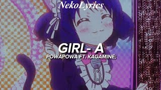 Girl A   PowaPowa ft Kagamine Rin  Sub Español  𝑵𝒆𝒌𝒐𝑳𝒚𝒓𝒊𝒄𝒔 [upl. by Solram849]