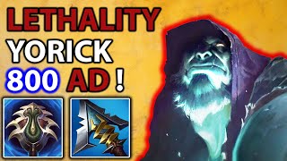 LETHALITY Yorick is OP League of Legends [upl. by Yrrot836]