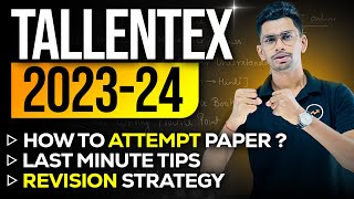 Tallentex 202324  Last Minute tips for all tallentex aspirants  Must watch before attempt [upl. by Anigroeg]