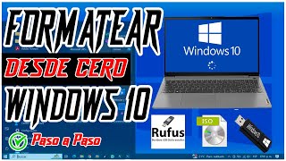 COMO FORMATEAR UNA PC O LAPTOP CON WINDOWS 10 PASO A PASO  ASUS X541UAK  RAPIDO Y SEGURO [upl. by Nas]