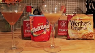 Dishwasher Vodka  Skittles vs Werthers Originals [upl. by Oivatco]