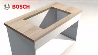 Bosch Venting Hob Installation – Fully Ducted Recirculation 70cm [upl. by Aime]