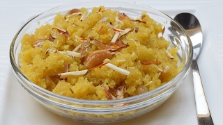 Banana Sheera Recipe  Banana Halwa Recipe  Banana Semolina Halwa [upl. by Tuesday]