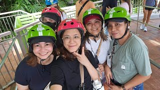 Singapore Vlog Trip June 2023 Sentosa Giant Swing at Skypark Skyline Luge Fort Canning [upl. by Rebma756]