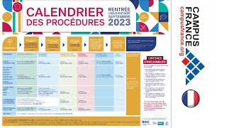 Campus France  les dates importantes à retenir  Calendrier de la procédure Campus France [upl. by Ayarahs]