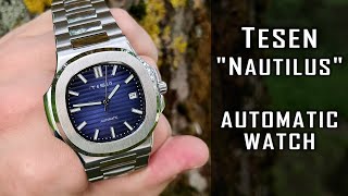 Tesen quotNautilusquot homage TS804 automatic watch tesen gedmislaguna watchreview automaticwatch [upl. by Nonaihr]