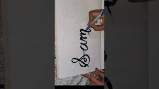 Sameera💖calligraphy comments ur name youtubeshorts viral [upl. by Eineg]