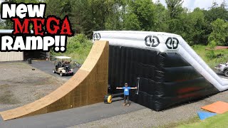 Building My NEW MEGA RAMP Nitro Circus [upl. by Sussman155]