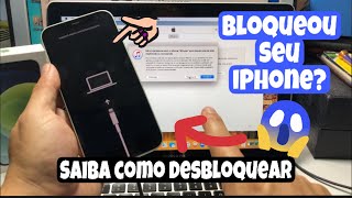 IPHONE BLOQUEADO  VEJA AQUI COMO DESBLOQUEAR  IPHONE INATIVO  PARA TODOS OS IPHONES [upl. by Maya]