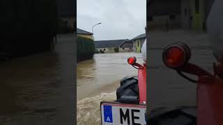 Dramatisches Hochwasser in Österreich Loosdorf 15092024 [upl. by Haveman]