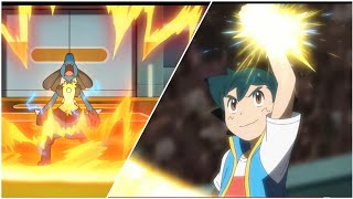 Ash vs volkner in Pokemon journey Pikachu vs electavire  Pokemon sword and shield episode 77 amv [upl. by Arvad]