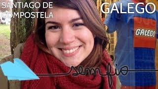 SANTIAGO DE COMPOSTELA  A língua galega  Sem Fiotv [upl. by Ziza]