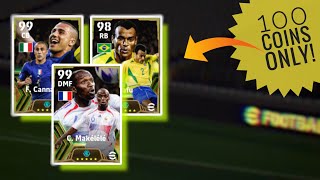 How to get epic C Makelele  F Cannavaro  Cafu from National Guardians efootball 24 Mobile [upl. by Yadsendew]