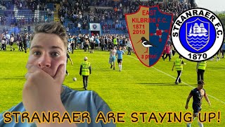 STRANRAER 31 EAST KILBRIDE  PITCH INVASION MADNESS 🤯🧨 [upl. by Bhayani]