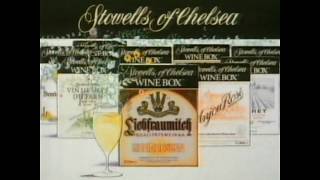 Stowells of Chelsea Wine Box TV Commercial 1982 [upl. by Nirat]