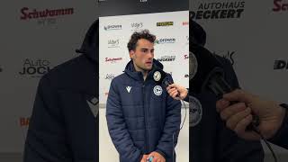 1 FC Saarbrücken  Arminia Bielefeld 00 Interview Christopher Lannert [upl. by Kokaras995]