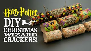 Christmas Wizard Crackers  Harry Potter DIY [upl. by Henka588]