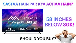 iffalcon U62 4K Google TV One of the Cheapest 4K TV Online  Should You Buy  Punchi Man Tech [upl. by Annabelle187]